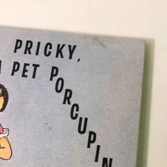 Vtg 1970 Pricky A Pet Porcupine Book Elizabeth Greenleaf Oddo - Picture 2 of 16